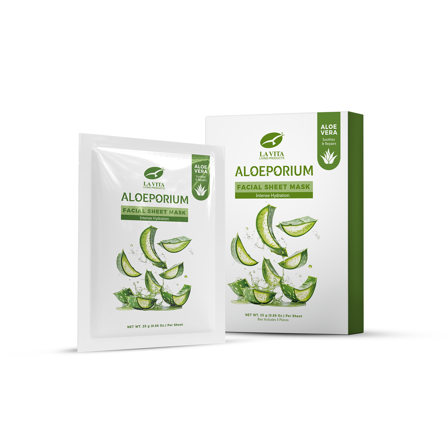 Aloeporium Hydrating Sheet Mask (5 piece)